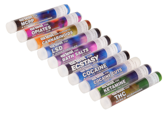 Ampoules pour test de substance/contrôle de la pureté de la cocaïne