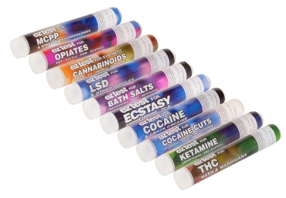 Ampullen für Substanztest/Drug-Check von Benzodiazepine (Valium, Rohypnol und andere)