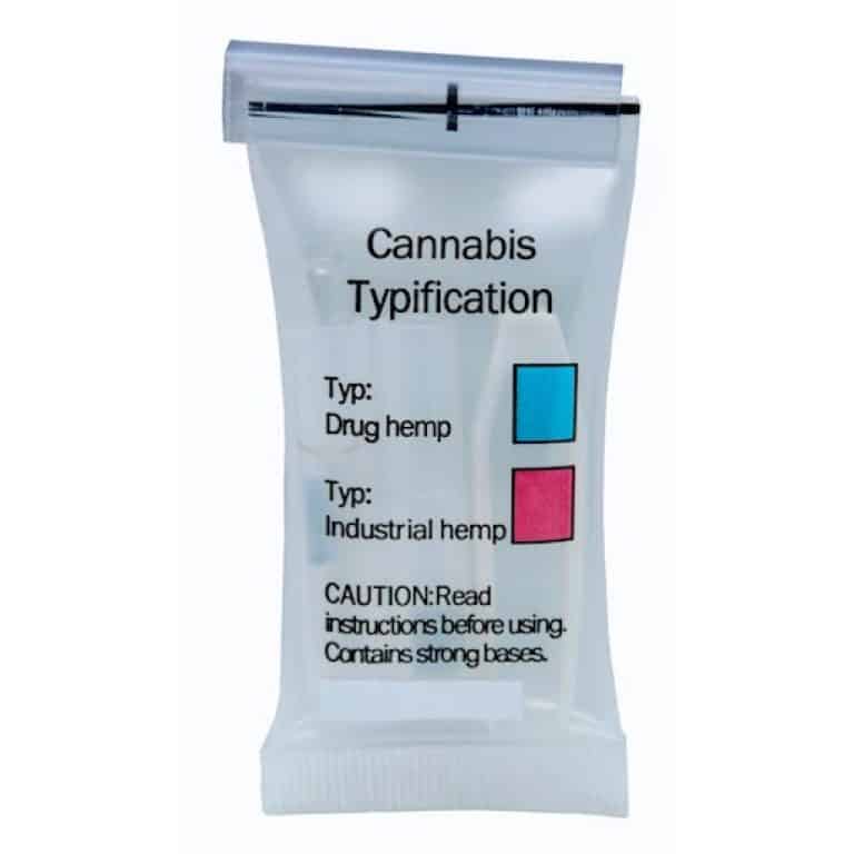 Sac en plastique avec ampoules pour le test/type de THC et CBD