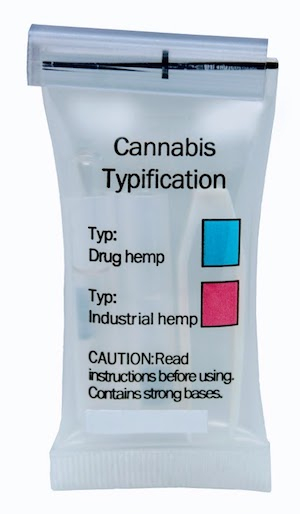 THC/CBD Test für die Typisierung von legalem und illegalem Cannabis